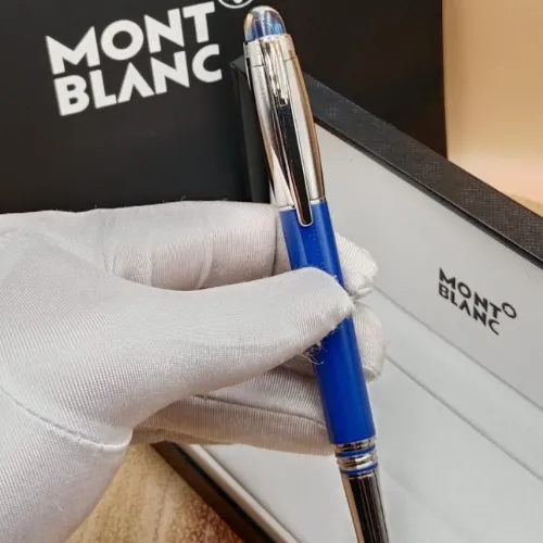 قلم مونت بلانك أزرق
